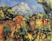 Paul Cezanne Mont Sainte-Victoire Seen from the Quarry at Bibemus Sweden oil painting artist